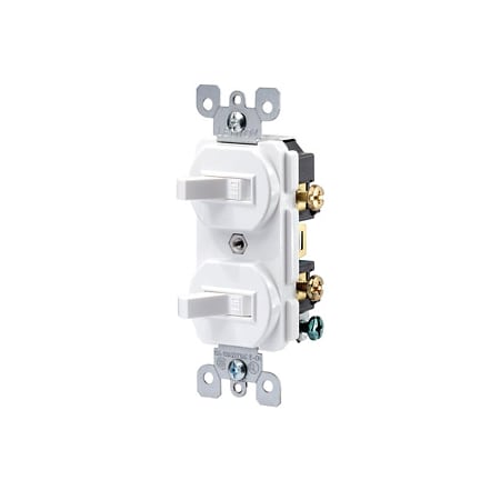 Leviton Combination Device Switch 20A 120 277V Combo Sp Sw White 5334-W